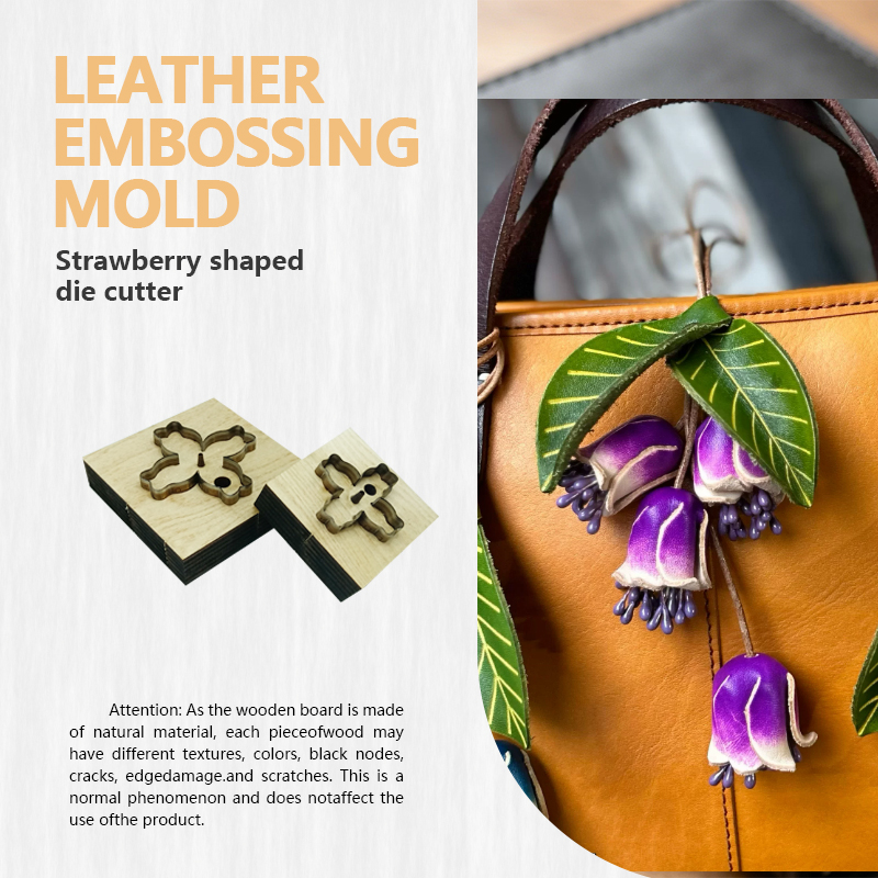 Leatherwork Templates - Büyük ve Küçük Çan Çiçeği Deri