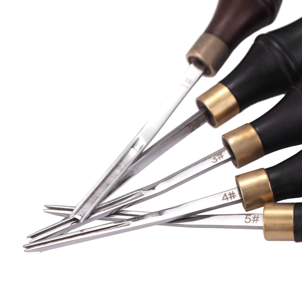 Leather Edge Beveler - Profesyonel Deri Kenar Eğimlendiriciler Fonksiyonel Ahşap