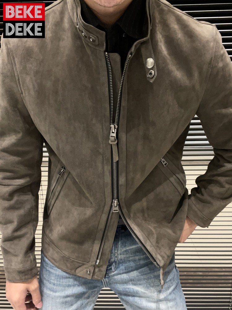 Moda Erkek Yeni Slim Fit Stand - Leather Work For Kids incelemesi ve fiyatı